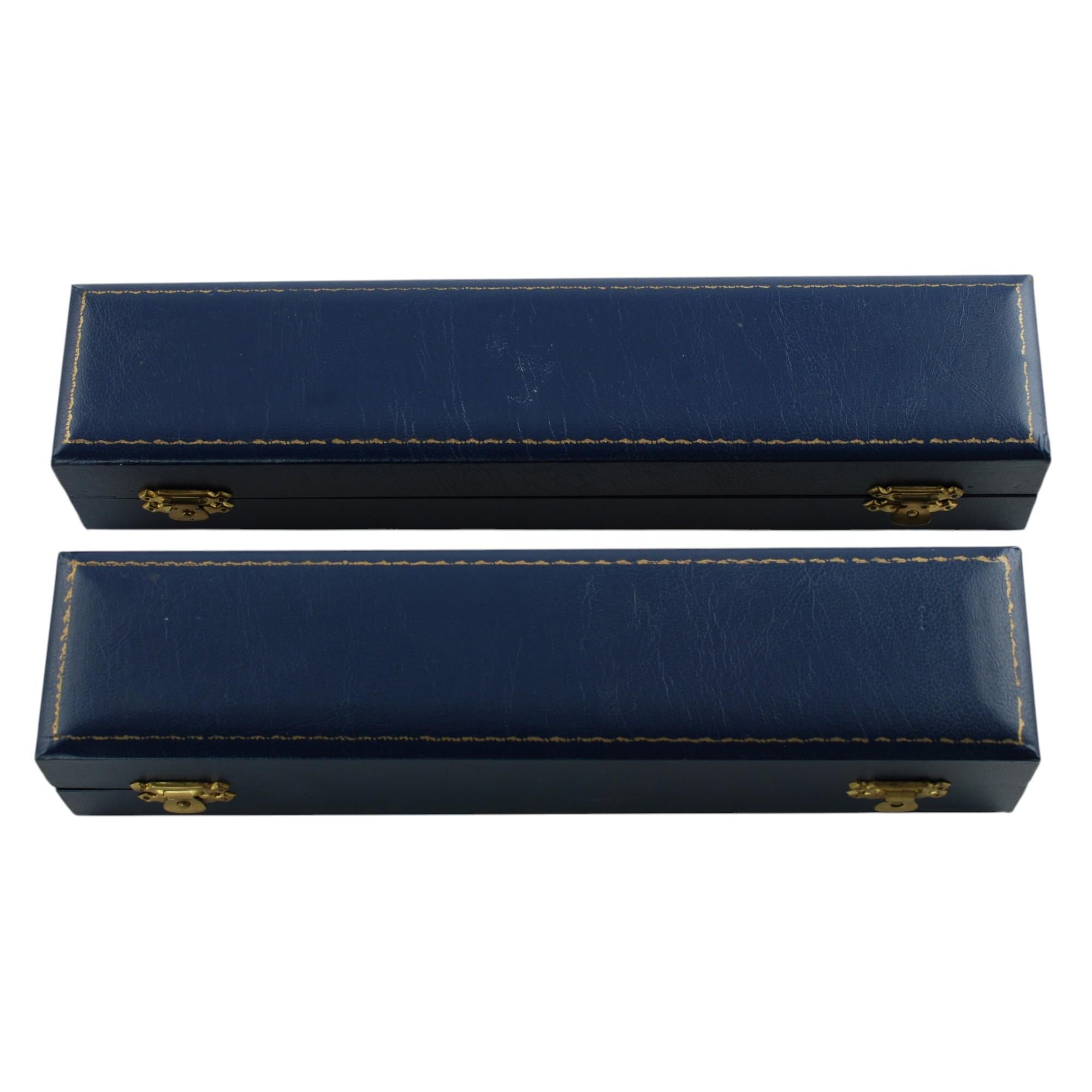 Asprey & Co Sterling Silver Cased Swan Motif Menu Place Card Holders Set of 12 en vente 4