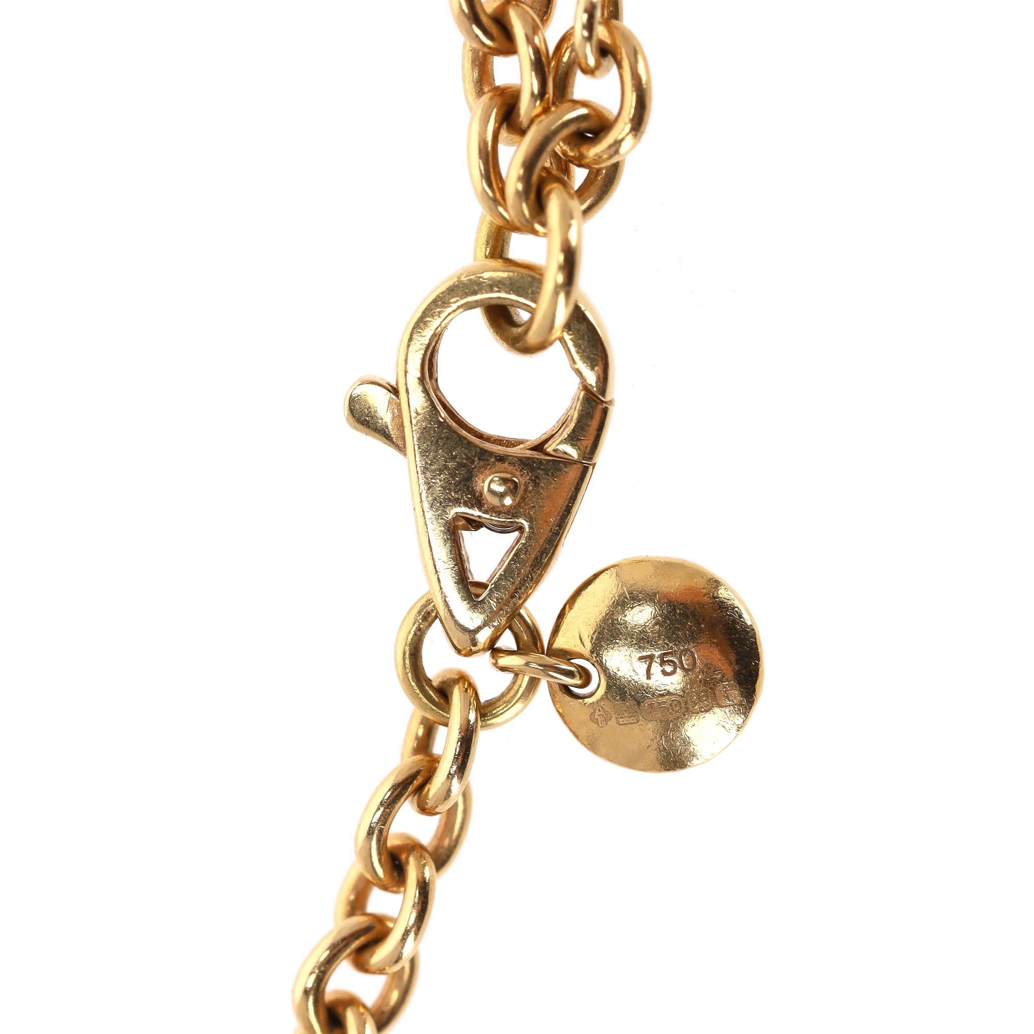 Asprey Cosmic 18k Gold Globe Pendant Necklace With Diamonds im Angebot 2