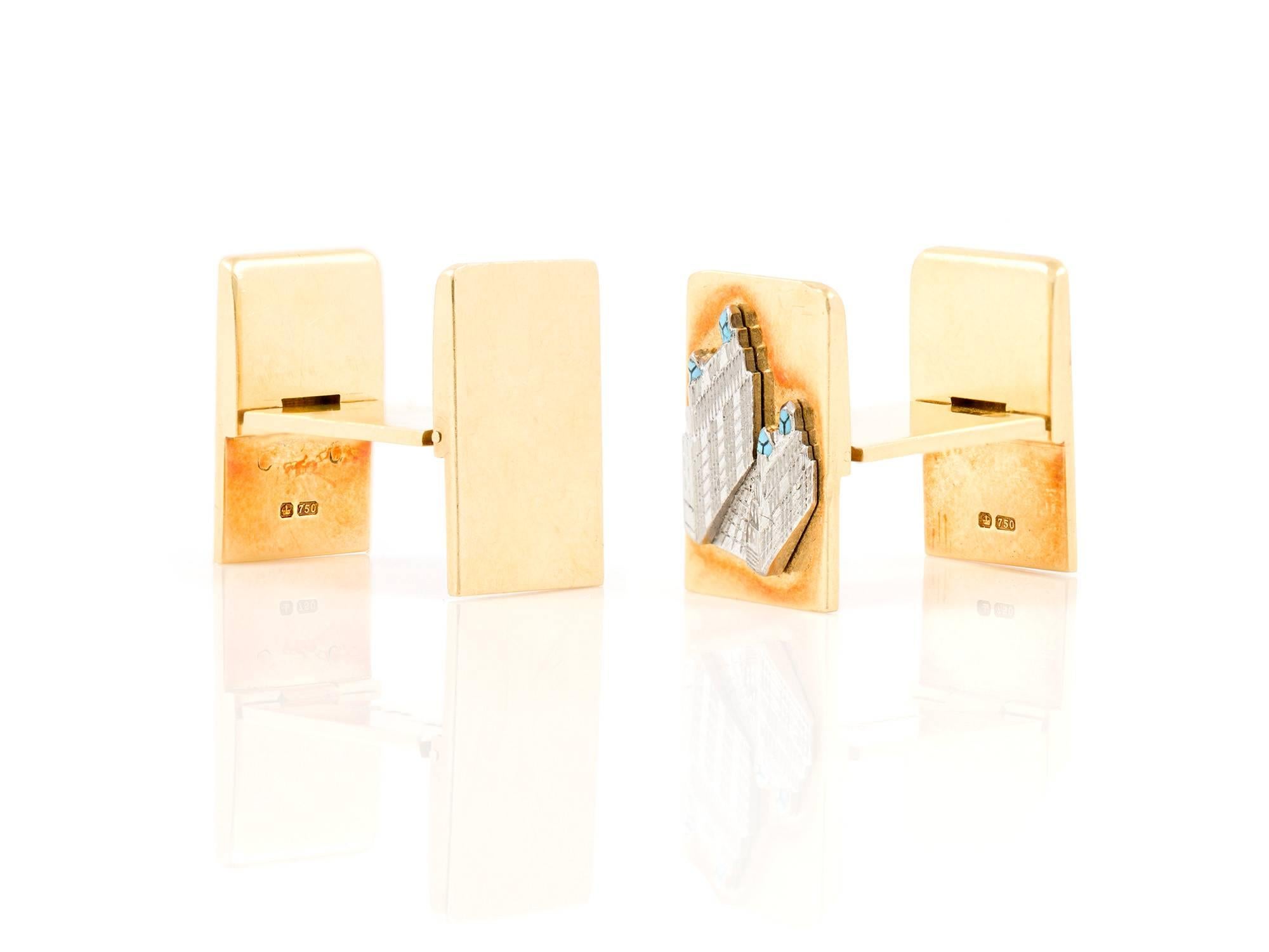 Asprey Cufflinks In Excellent Condition For Sale In New York, NY