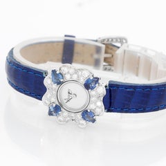 Asprey Diamond and Sapphire Quartz Watch