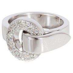 Asprey Diamond Ring in 18k White Gold 0.2 CTW