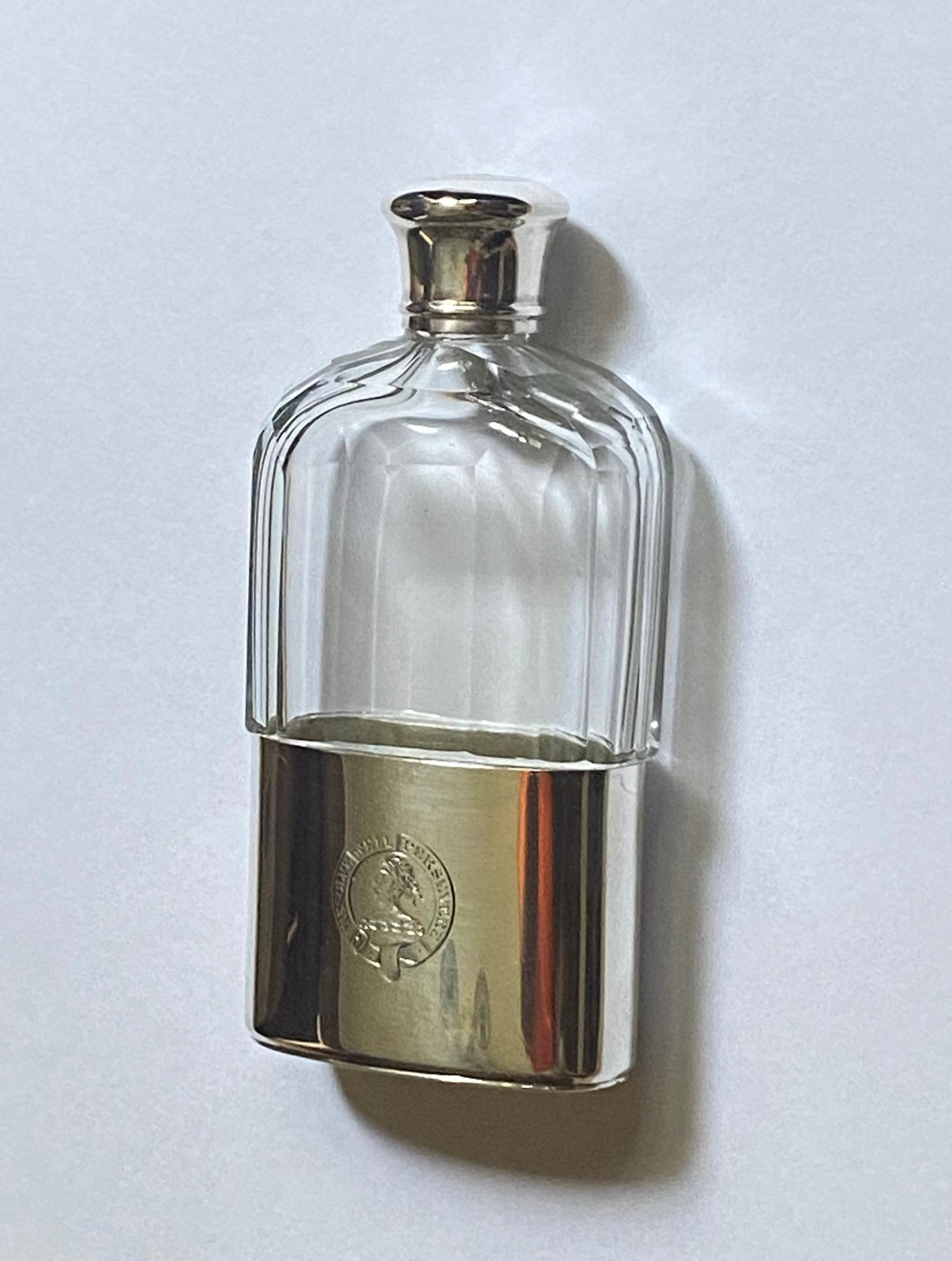 Asprey English Hallmarked Silver Hip Flask, London, 1867 In Good Condition In Toronto, Ontario