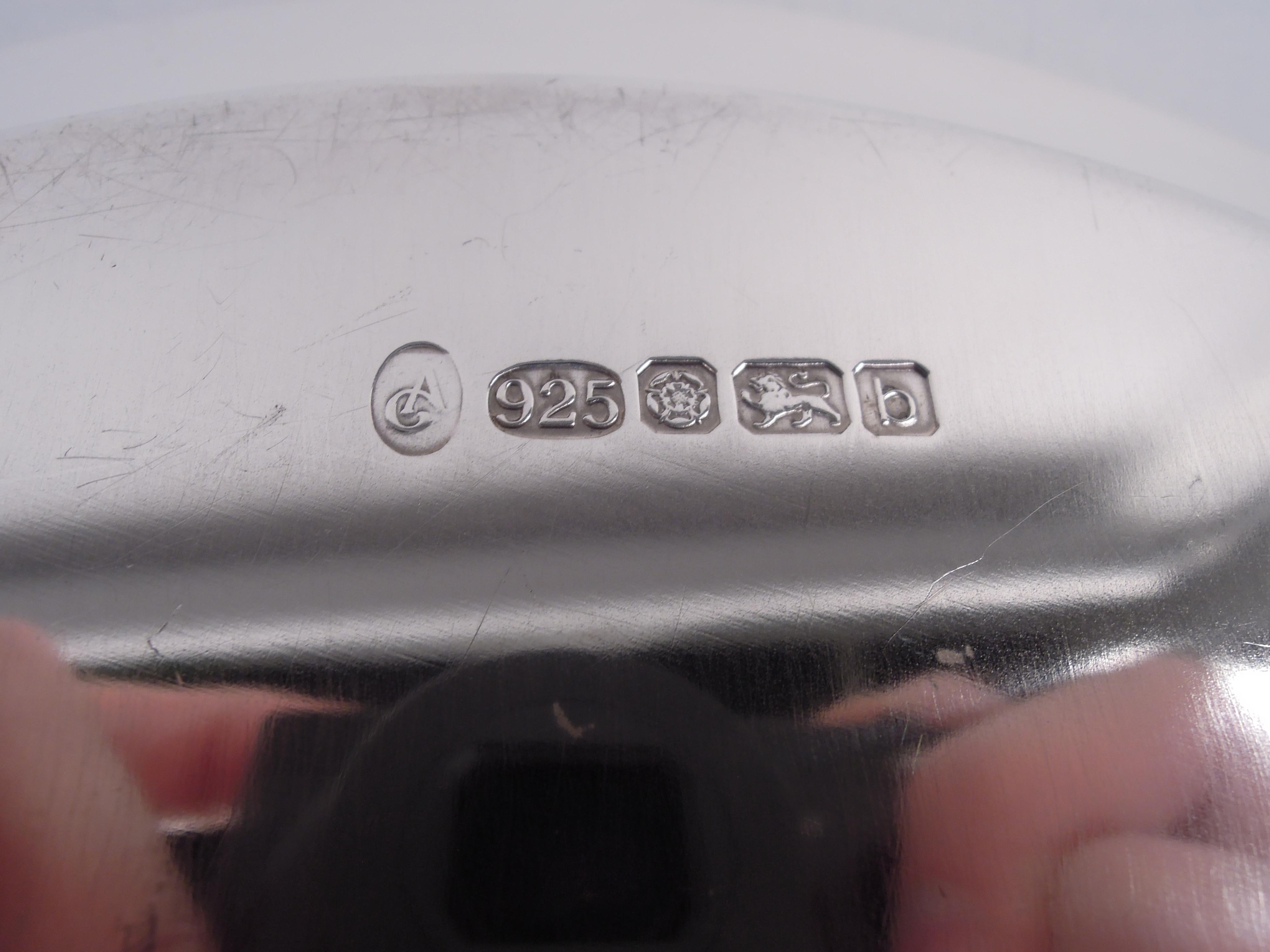 Argent sterling Plateau moderne en argent sterling Asprey & Garrard en vente