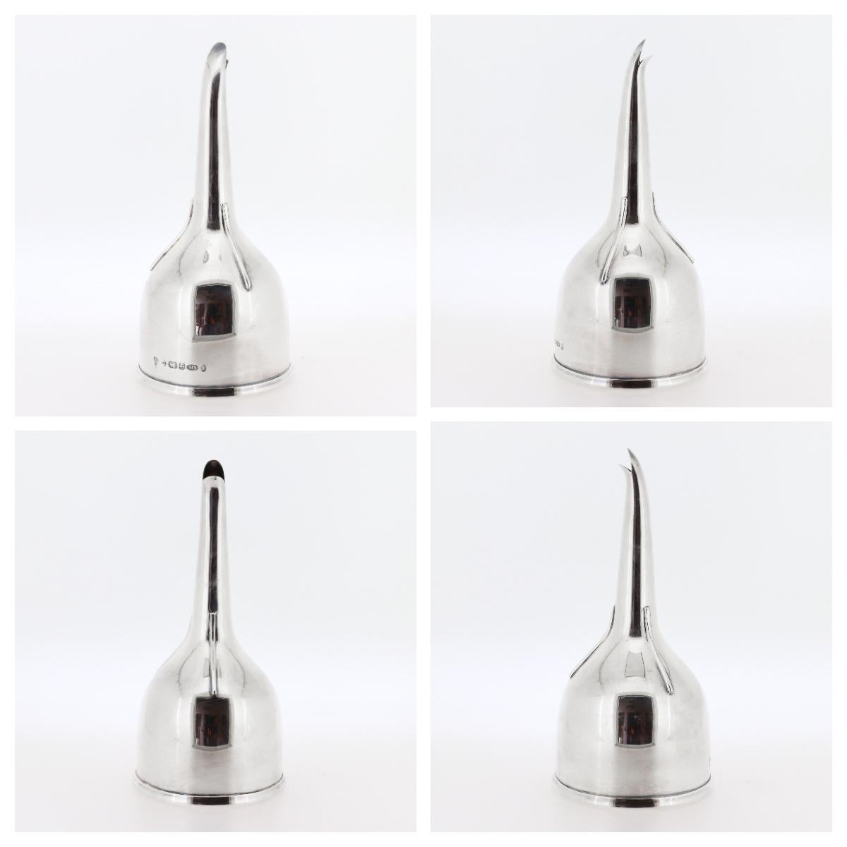 Asprey & Garrard Sterling Silber Weintrichter mit Ständer, 2000 im Angebot 3