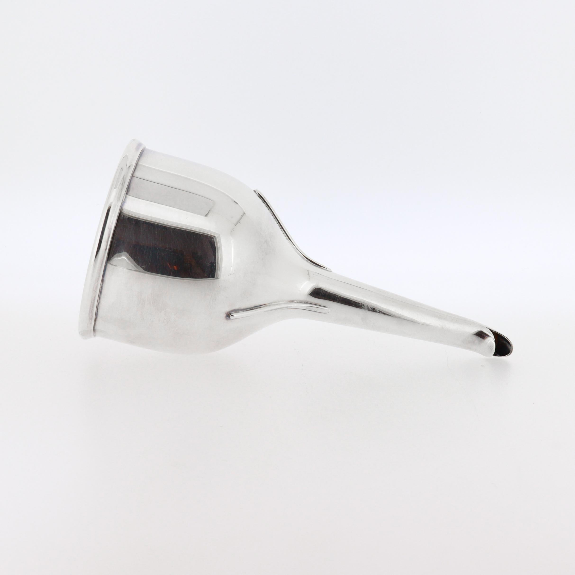 Asprey & Garrard Sterling Silber Weintrichter mit Ständer, 2000 im Angebot 4