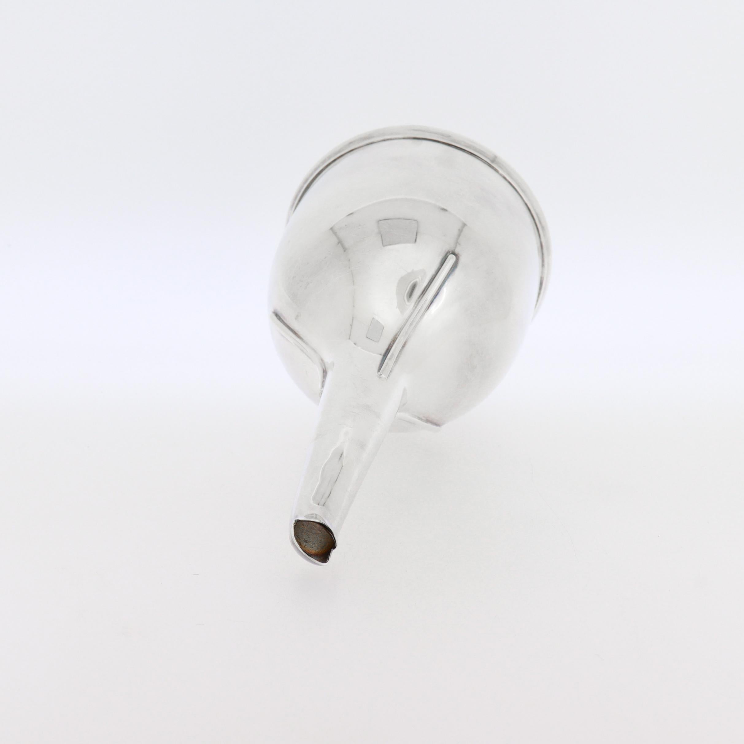 Asprey & Garrard Sterling Silber Weintrichter mit Ständer, 2000 im Angebot 5