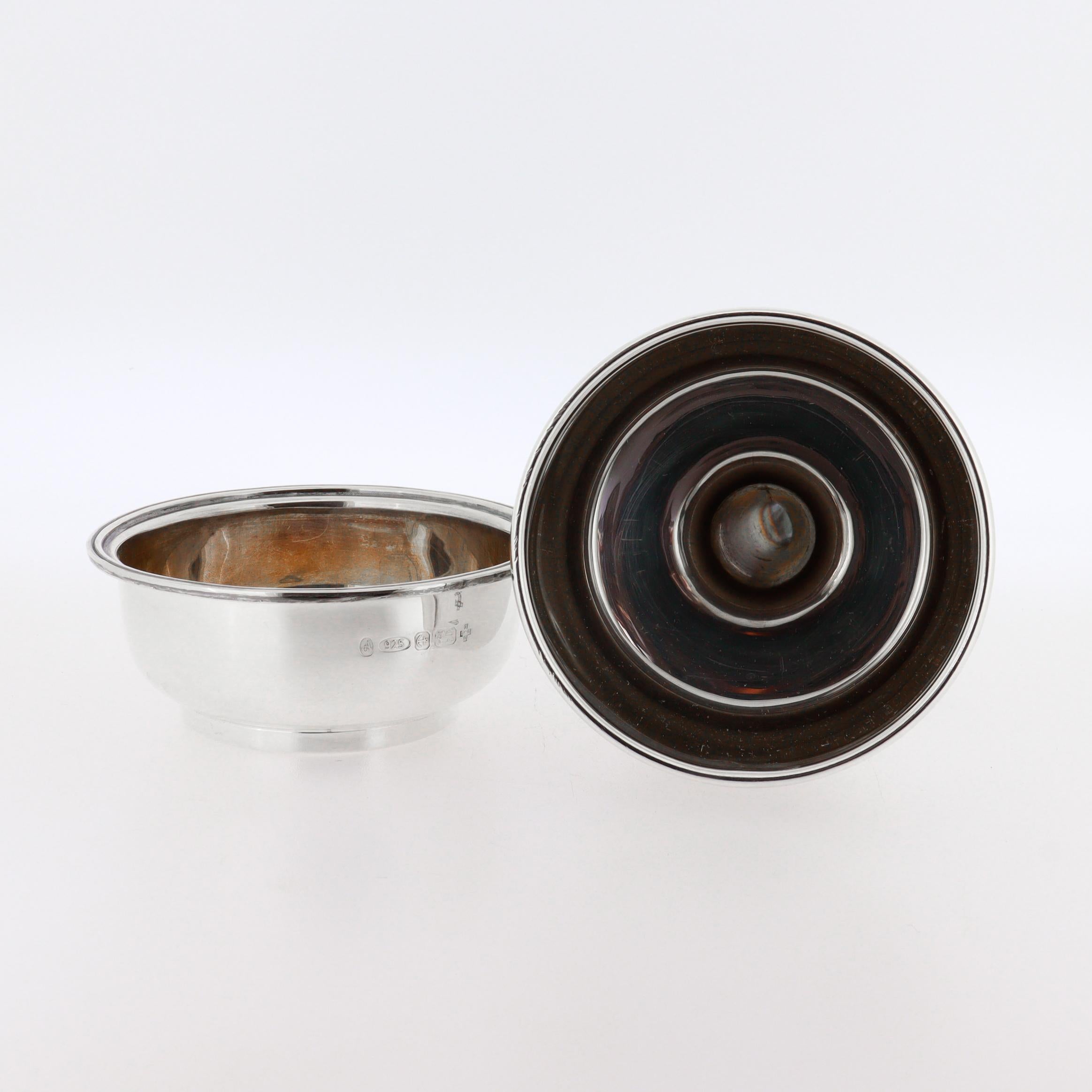Asprey & Garrard Sterling Silber Weintrichter mit Ständer, 2000 im Angebot 1