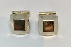 Asprey Geometric Cufflinks in Sterling Silver