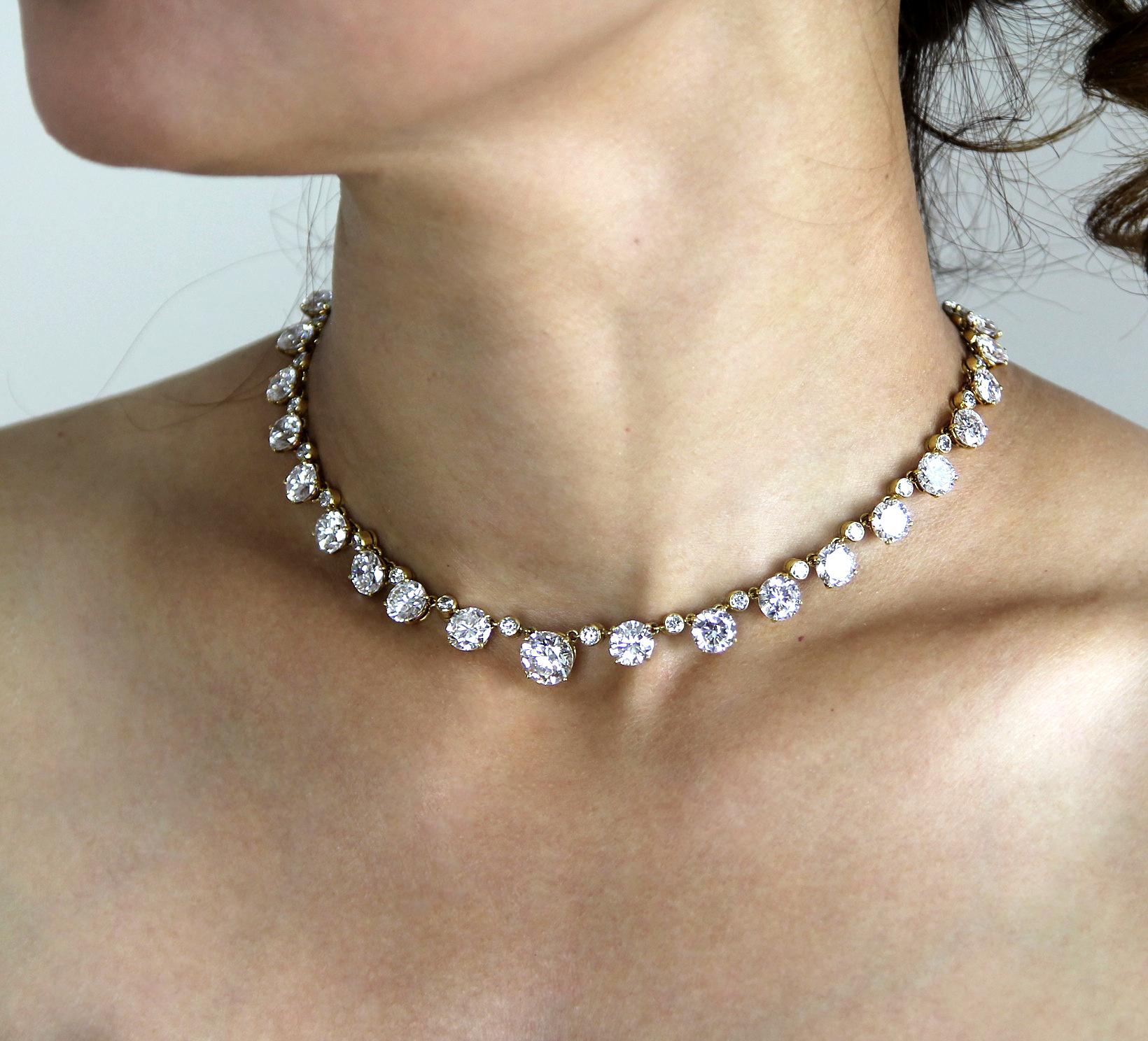 huge diamond necklace