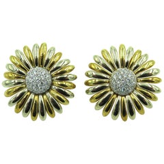 Asprey Gold and Diamond Earrings