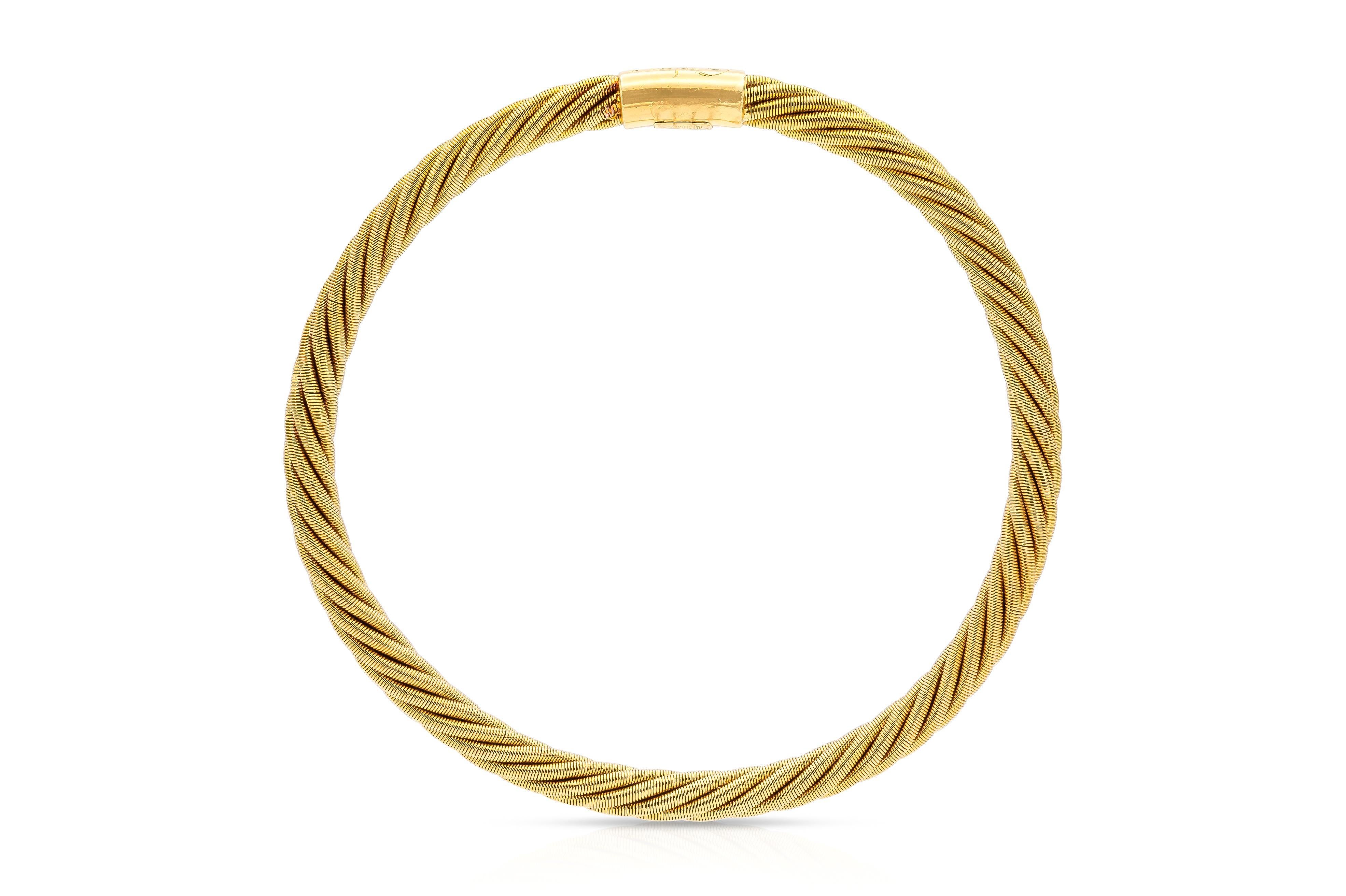 Bracciale d'oro Asprey In condizioni buone in vendita a New York, NY
