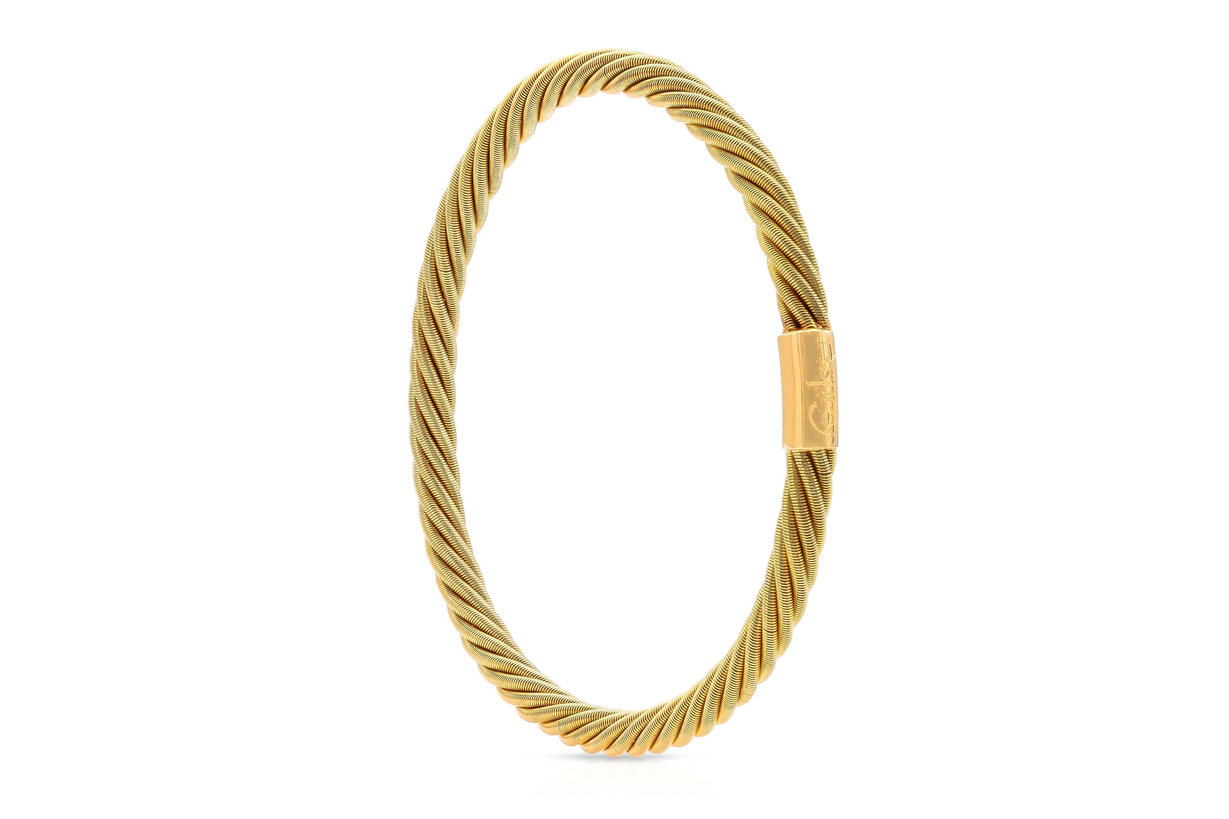 Donna Bracciale d'oro Asprey in vendita