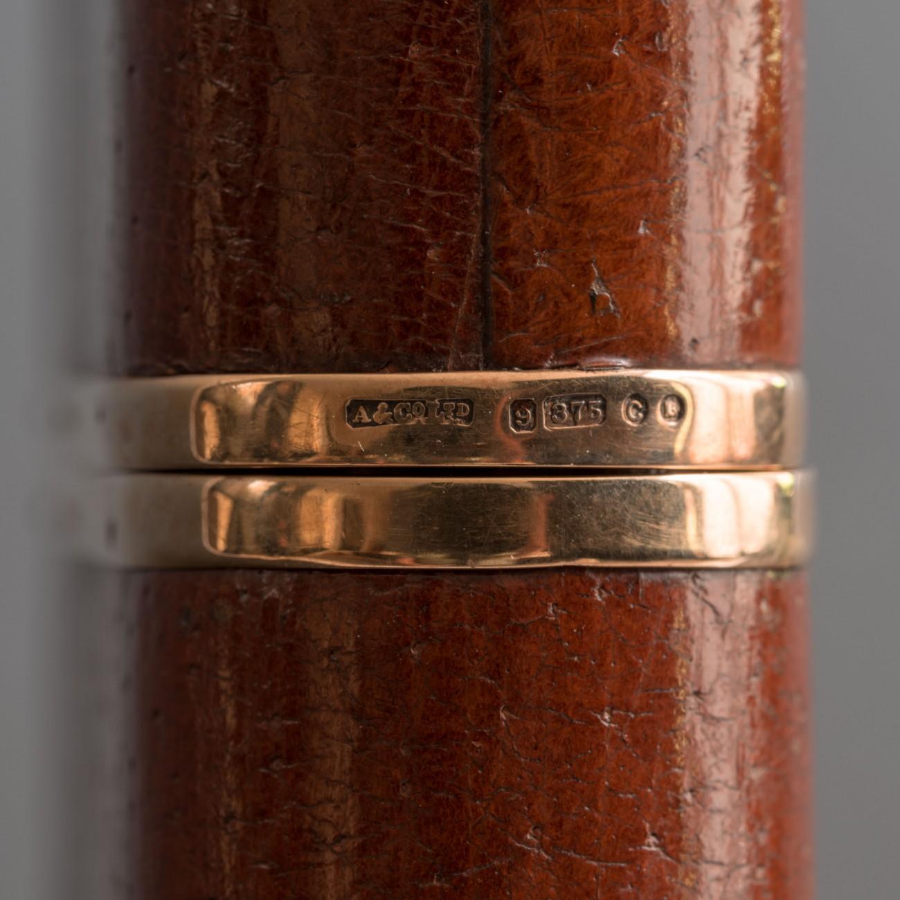 British Asprey Leather Cigar Case, circa 1930