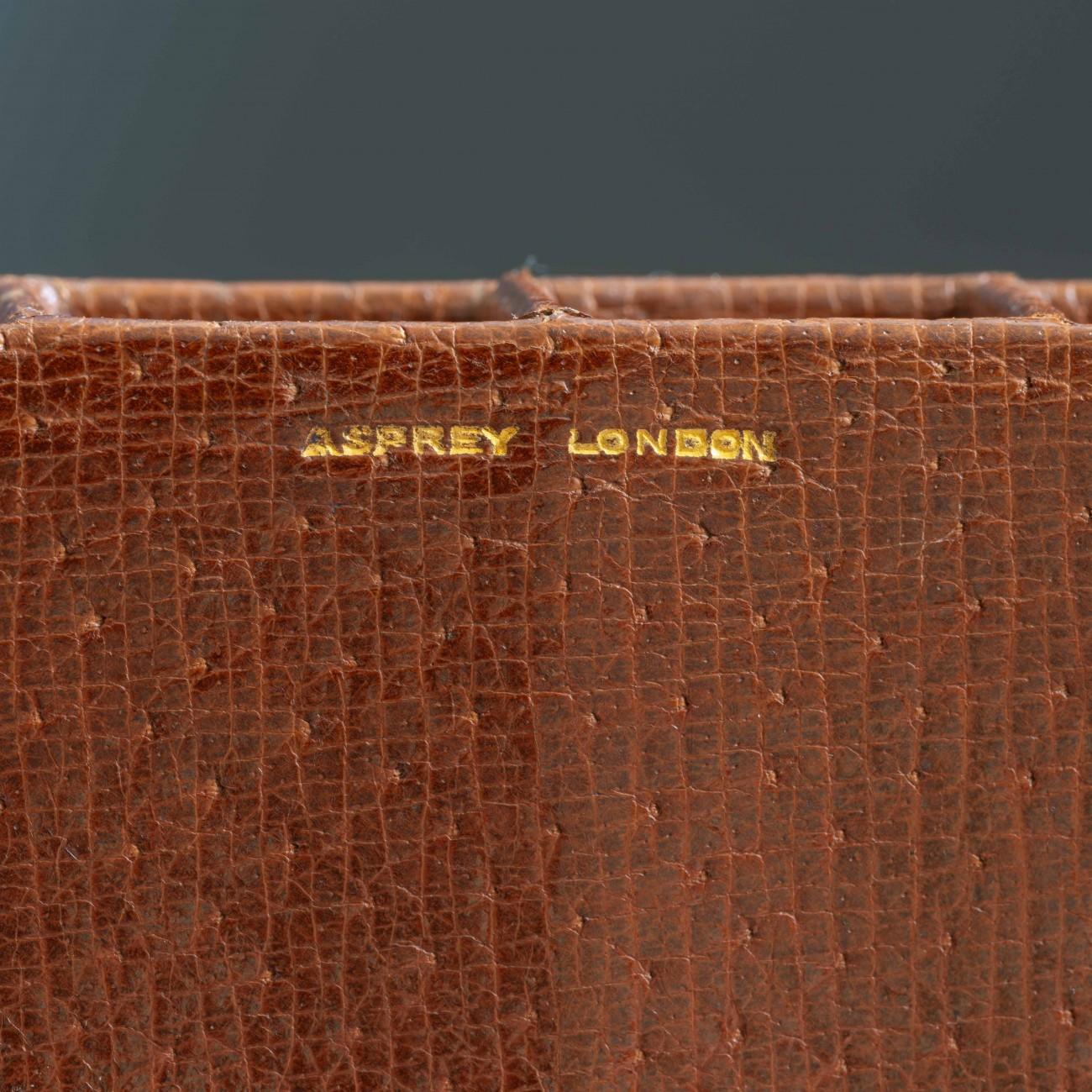 Asprey Leather Cigar Case, circa 1930 In Good Condition In London, GB