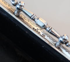 ASPREY London 1874 Elegant Desk Tray In Wood And .925 Sterling Silver