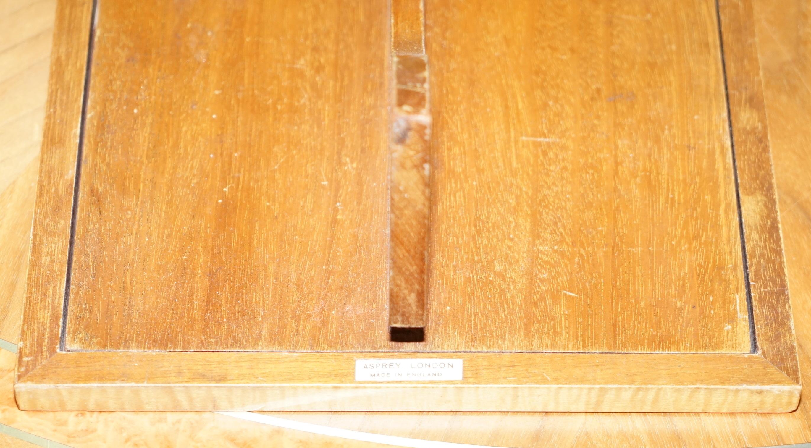 Asprey London Cadre photo de table en bois de satin Art Déco américain Pièce exceptionnelle en vente 2