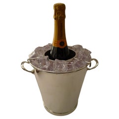 Asprey, London - Art Deco Two Piece Champagne Bucket / Wine Cooler