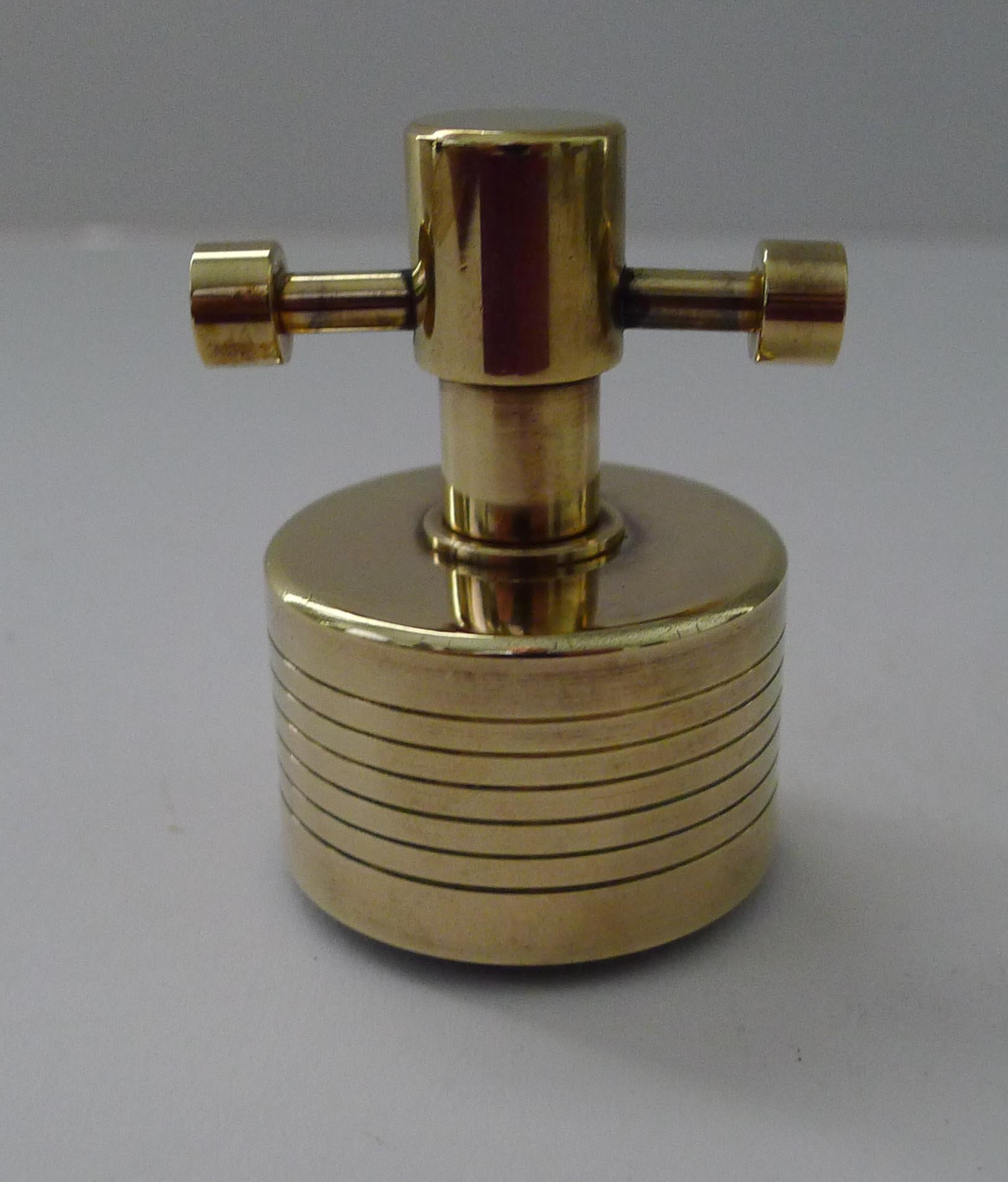Asprey, London - Sello para botella de vino/champán chapado en oro fino en venta 3