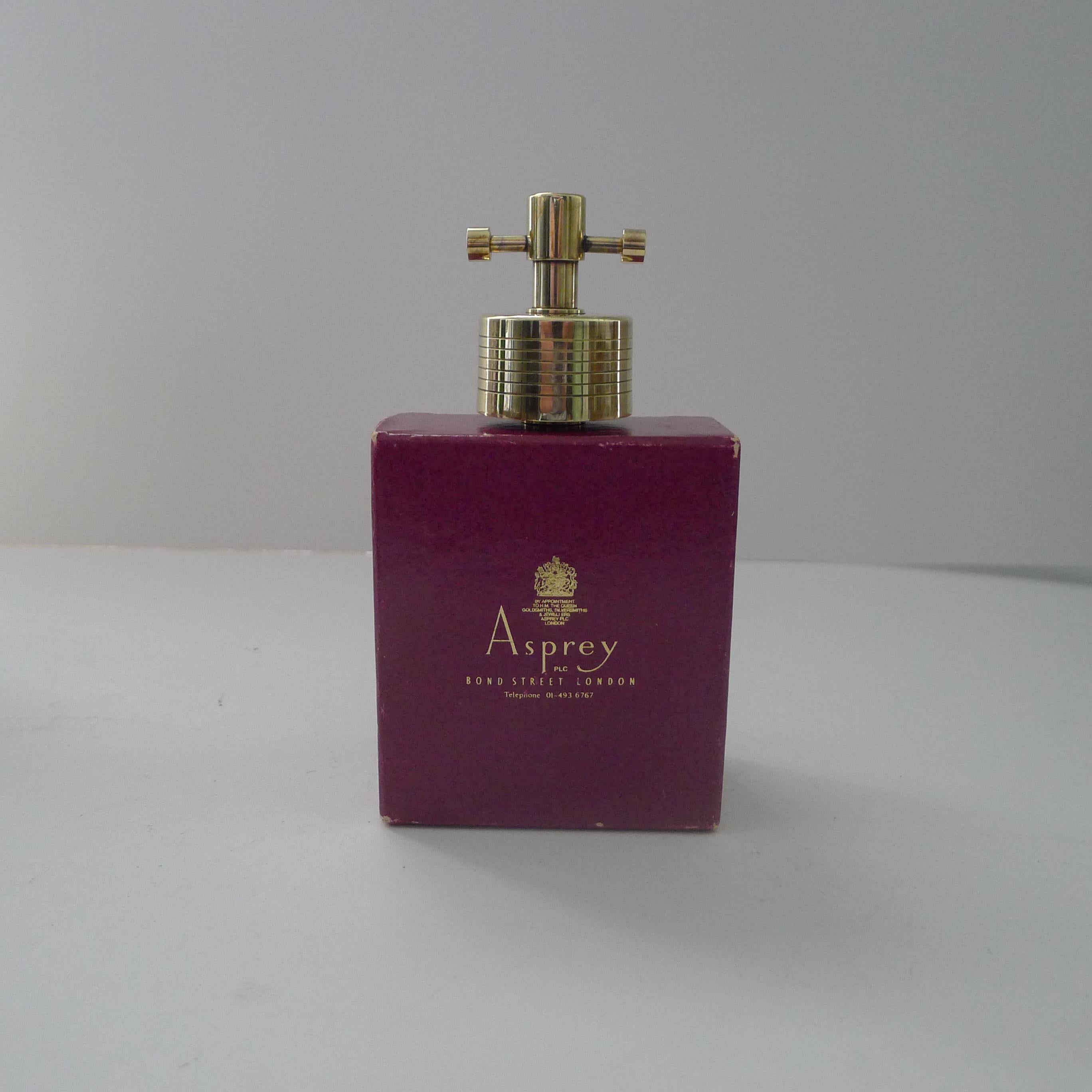 Asprey, London - Sello para botella de vino/champán chapado en oro fino en venta 6