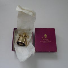 Asprey, London - Fine Gold Plated Wine / Champagne Bottle Seal