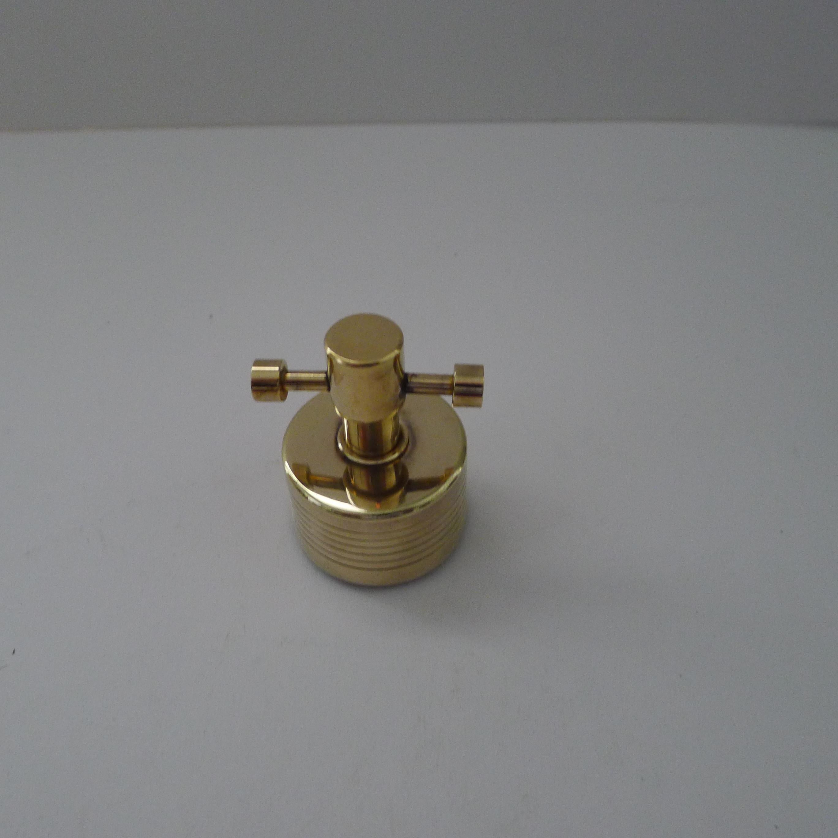Asprey, London - Sello para botella de vino/champán chapado en oro fino en Bueno estado para la venta en Bath, GB