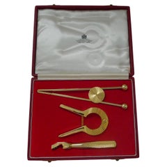 Asprey, London - Juego de Champán / Bar bañado en Oro c.1960
