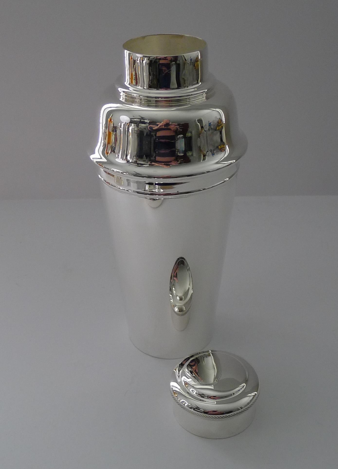 Asprey, London, Shaker da cocktail grande da 1 1/2 pinta C.C. in vendita 3