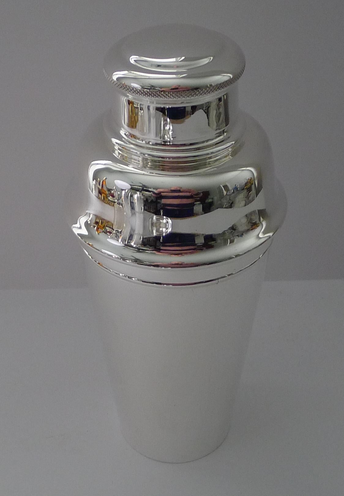Britannico Asprey, London, Shaker da cocktail grande da 1 1/2 pinta C.C. in vendita
