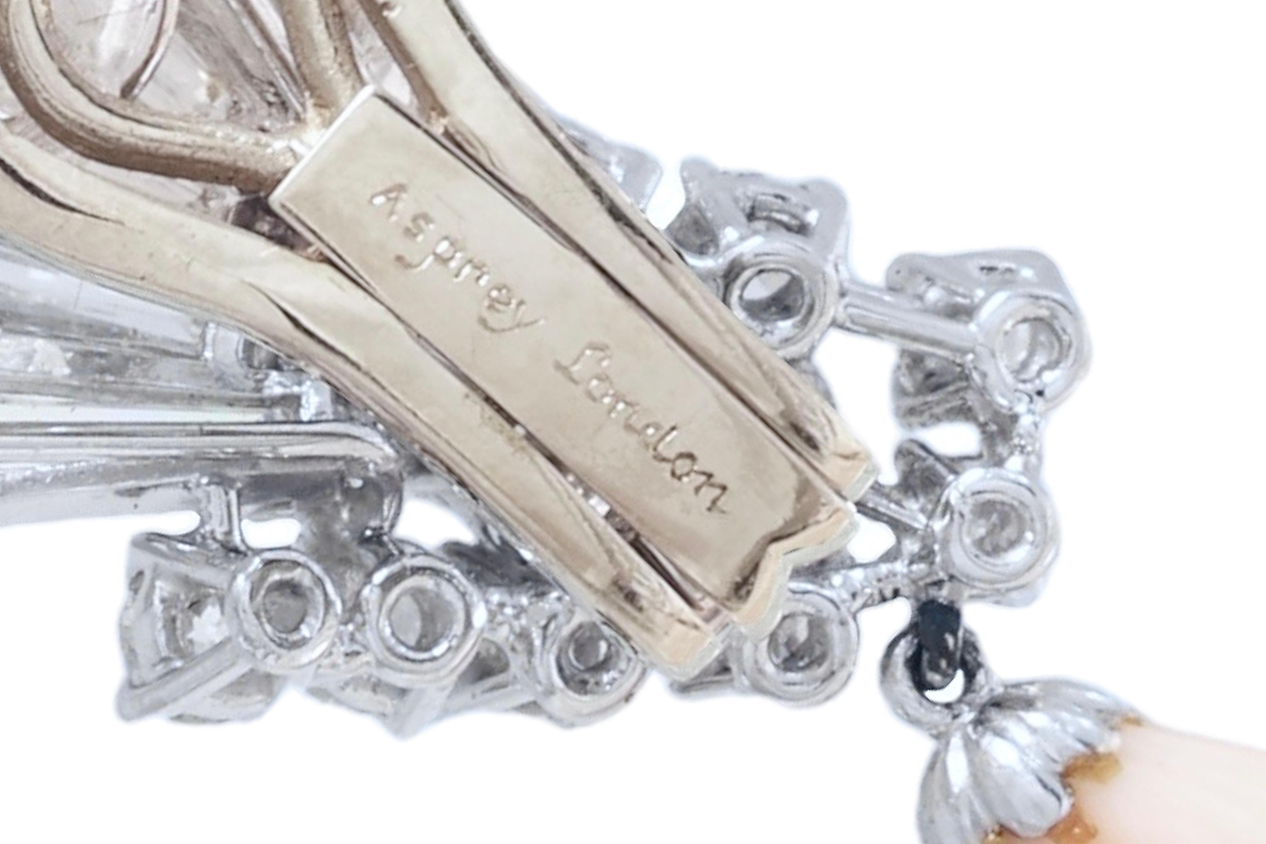 Asprey London Set Necklace & Earrings Coral&Diamond, Gübelin, Estate Sultan Oman For Sale 8