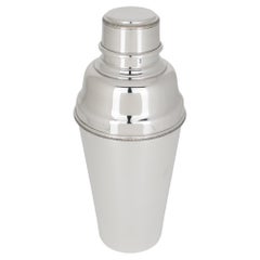 Asprey London Silver Plate Cocktail Shaker, England circa 1920