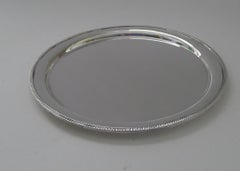 Asprey, London - Silver Plated Cocktail / Drinks Tray c.1920