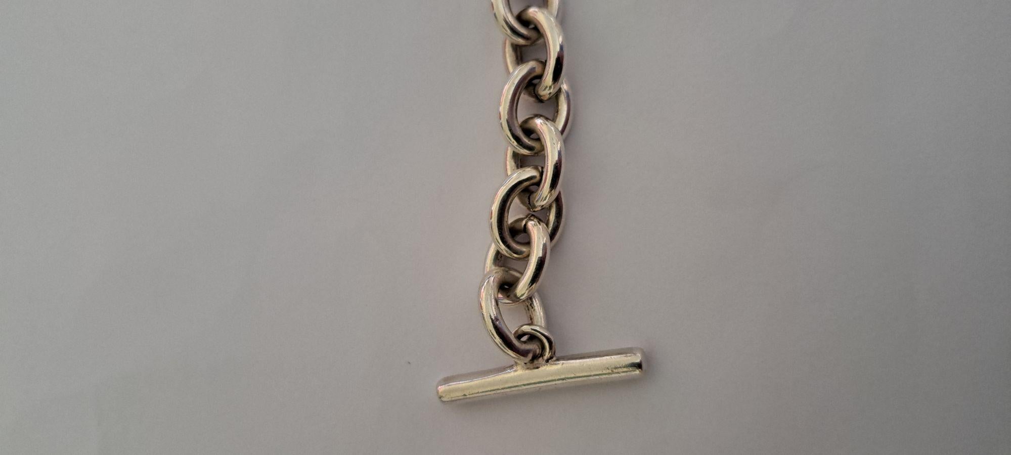 Pulsera reloj Asprey London de plata en venta 1
