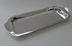Asprey, London, Small Silver Plated Cocktail Tray c.1910