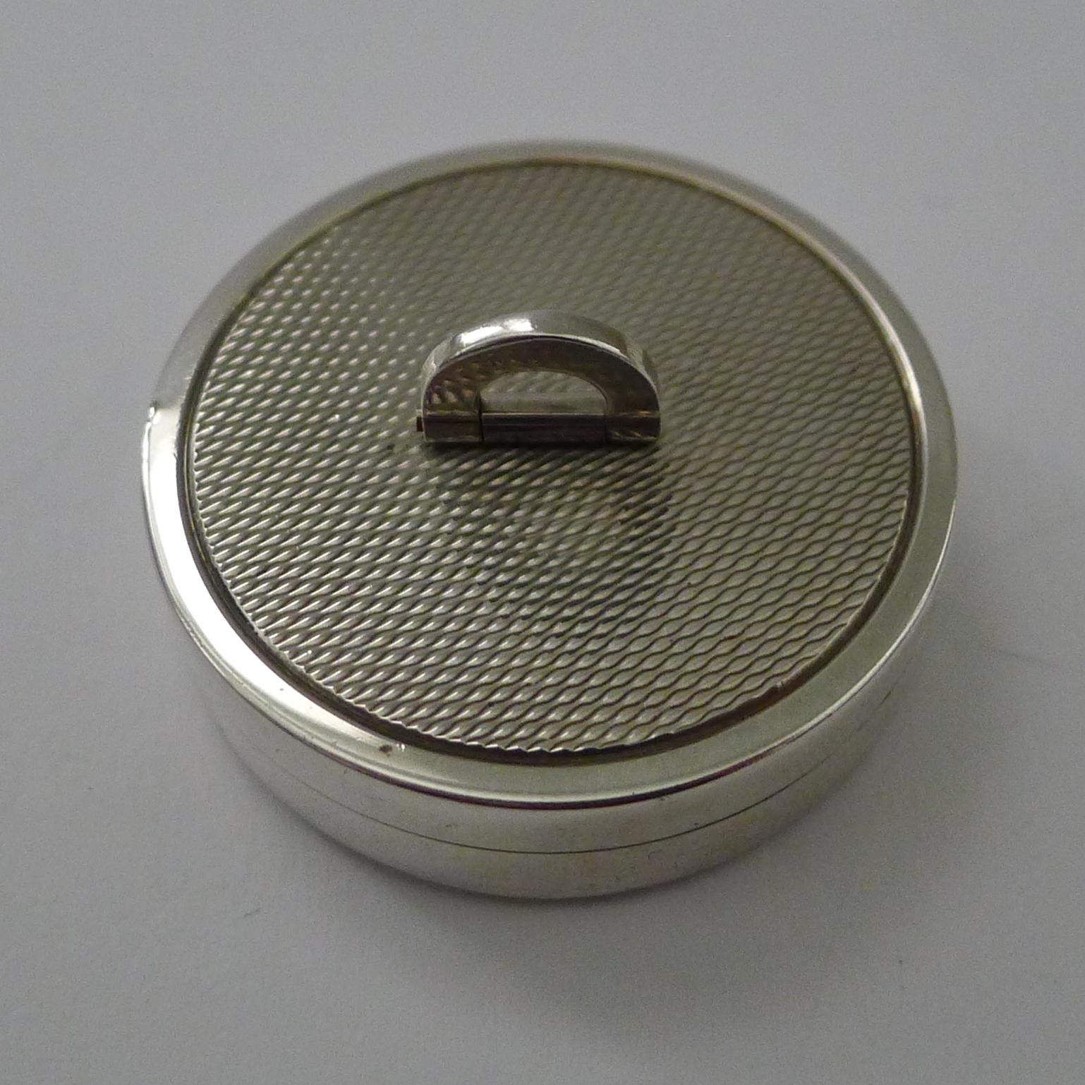 Mid-Century Modern Asprey, London - Small Sterling Silver Box - 1958