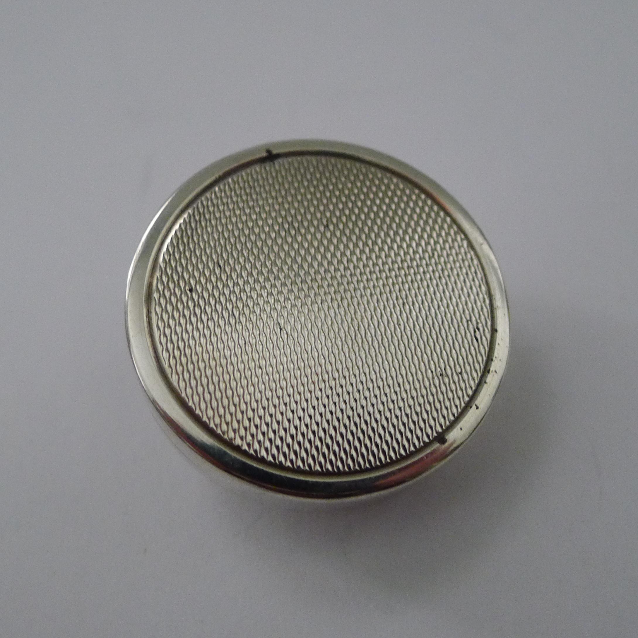 British Asprey, London - Small Sterling Silver Box - 1958