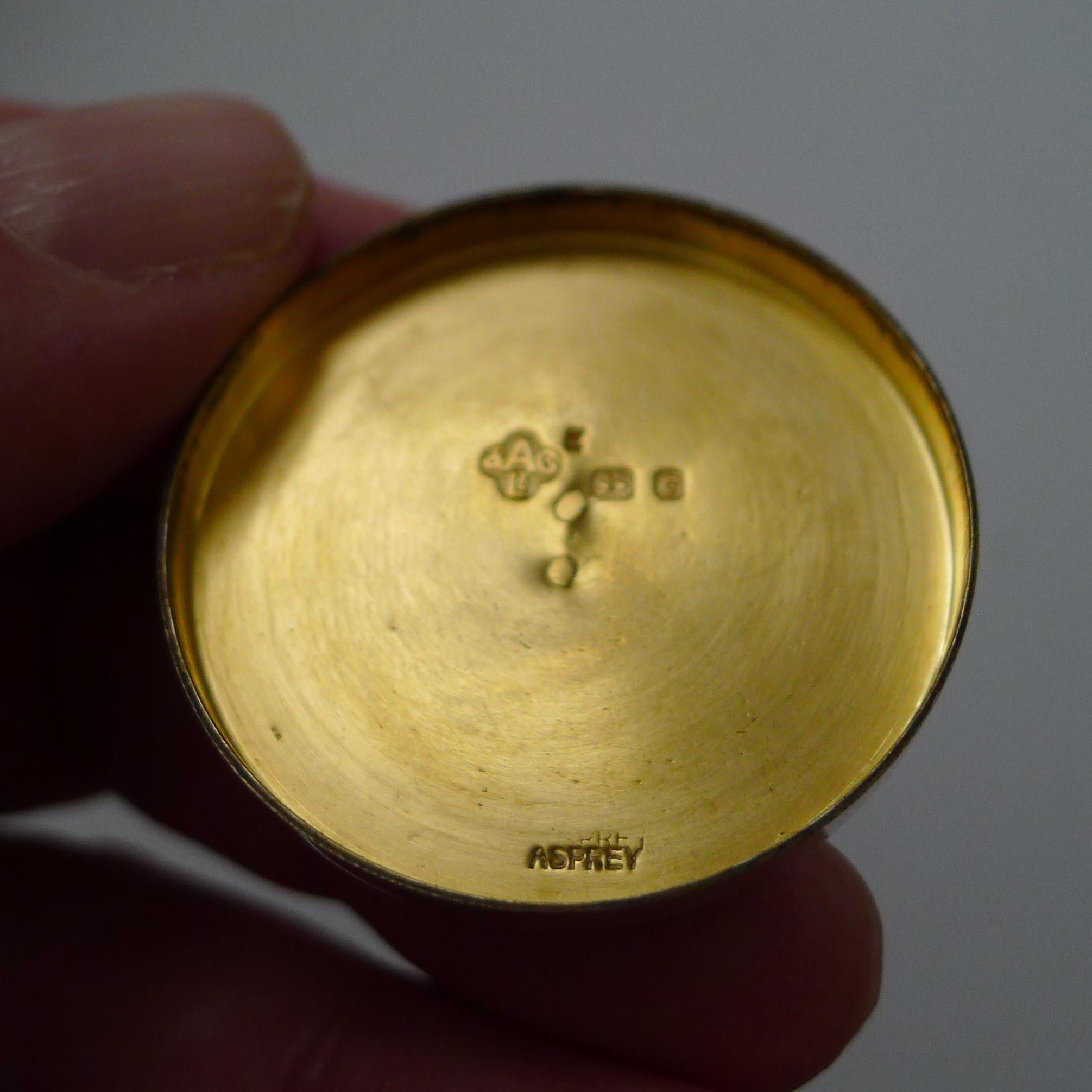 Asprey, London - Small Sterling Silver Box - 1958 3