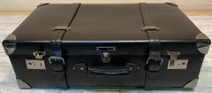 Asprey Londoner Trolley, Black Cross Hatch Suitcase