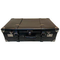 Asprey Londoner Trolley, Black Cross Hatch Suitcase (valise à roulettes)