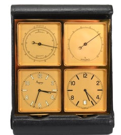 Asprey of London Compact Clock Weather Station