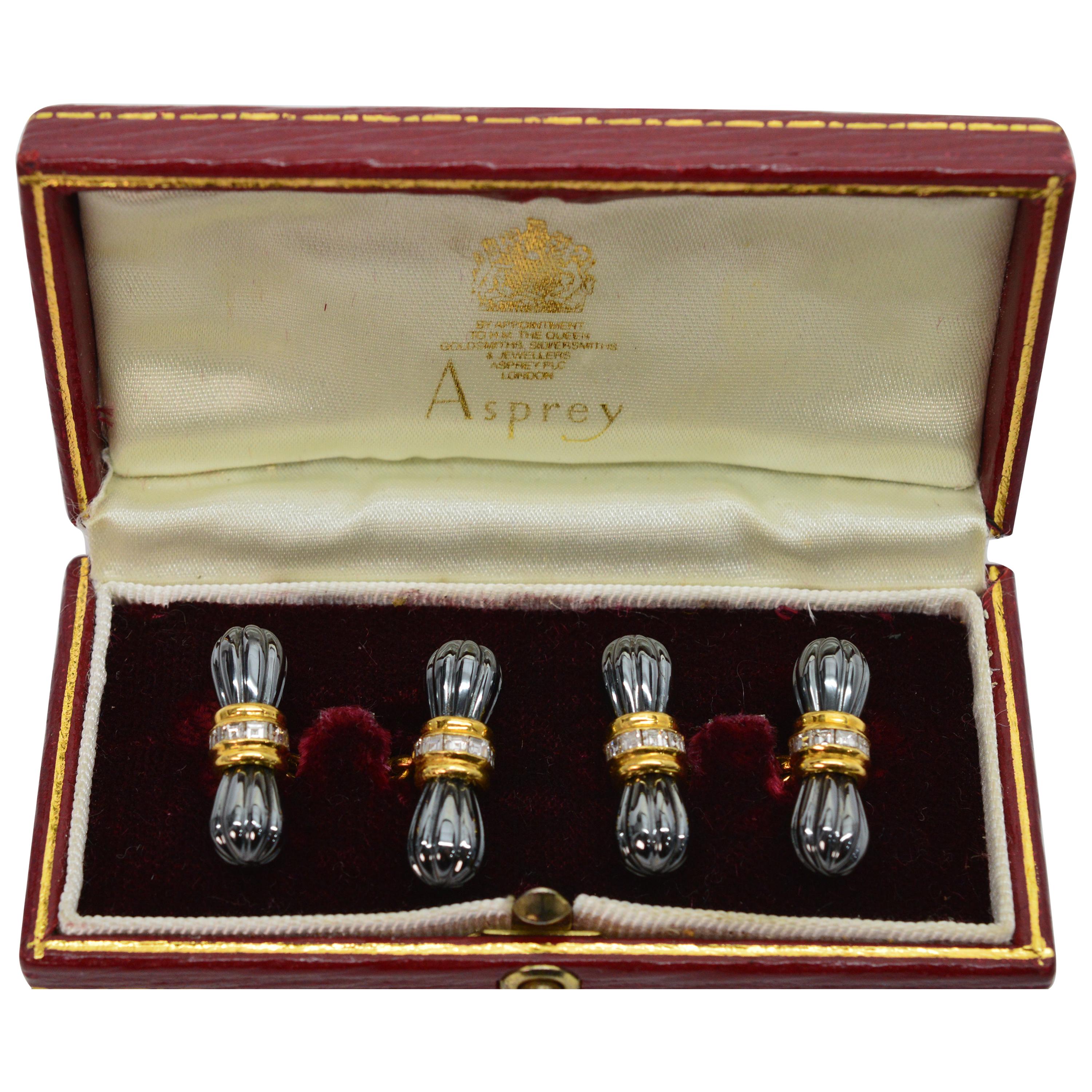 Asprey of London Cufflinks in Original Box