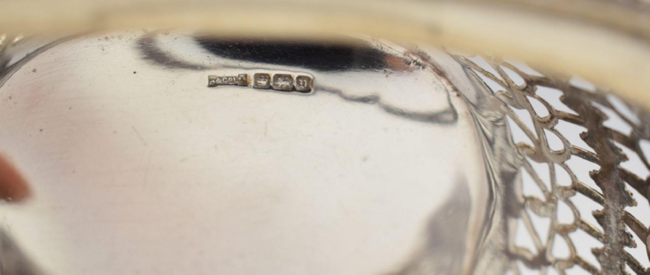Asprey canasta de plata George v sheffield principios del siglo XX en venta