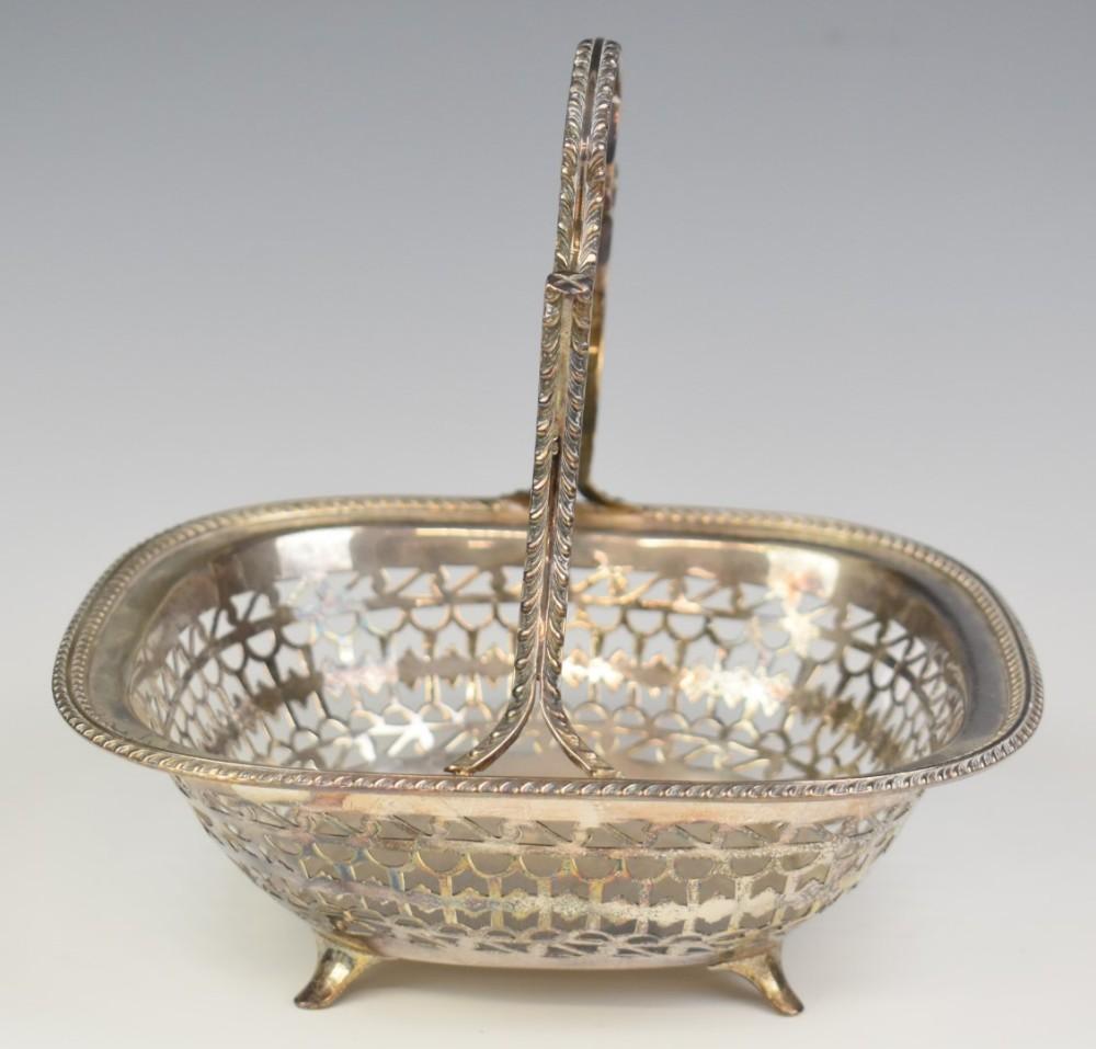 Asprey canasta de plata George v sheffield Silver en venta