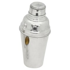 Asprey silver plated cocktail shaker art deco period