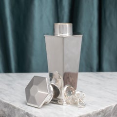 Asprey Versilberter sechseckiger Cocktail Shaker, CIRCA 1930.