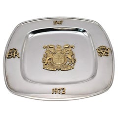 Asprey Silver Royal Commemorative No. 29 Cased Plate London 1972 Asprey & Co Ltd