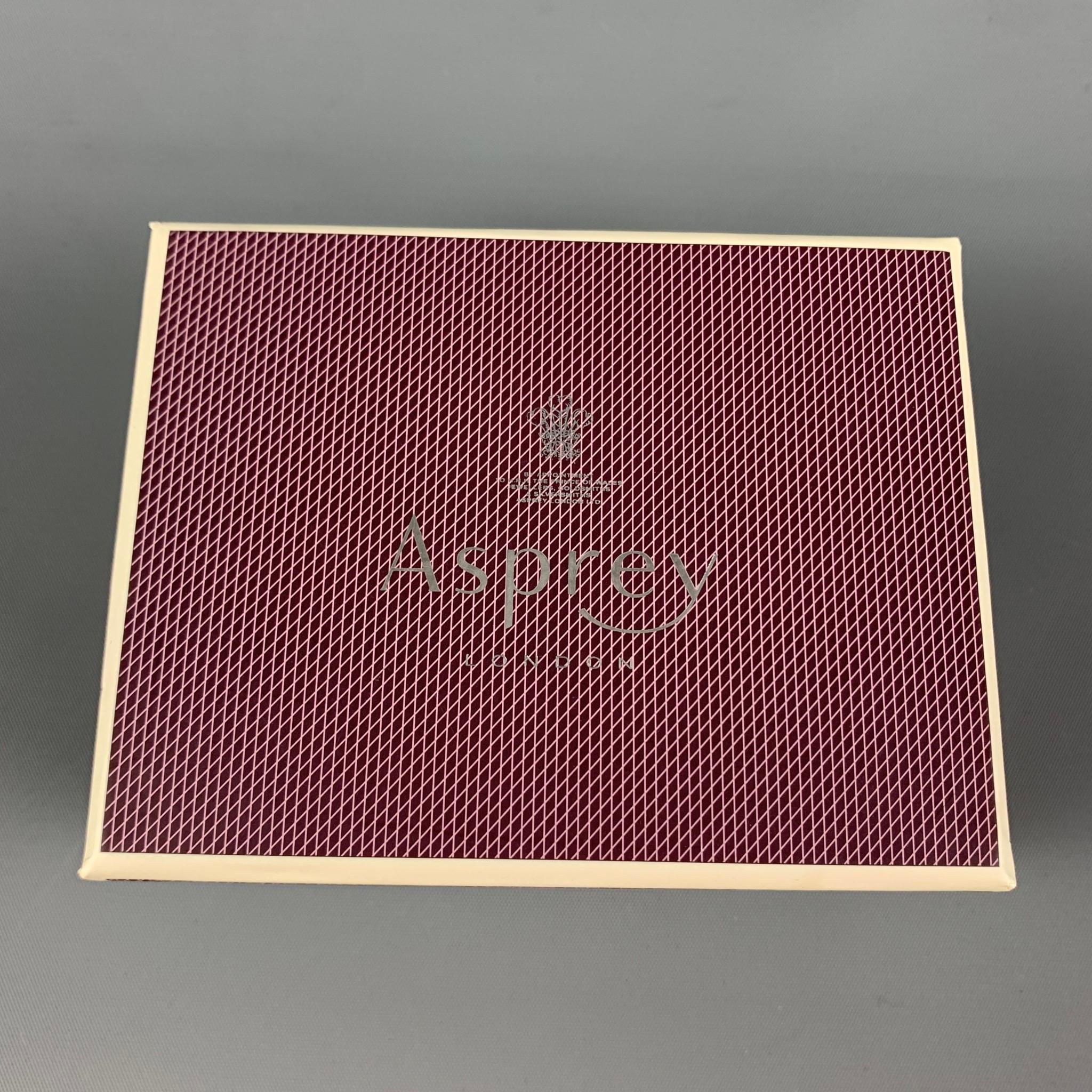Men's ASPREY Silver Tone Sterling Silver Money Clip