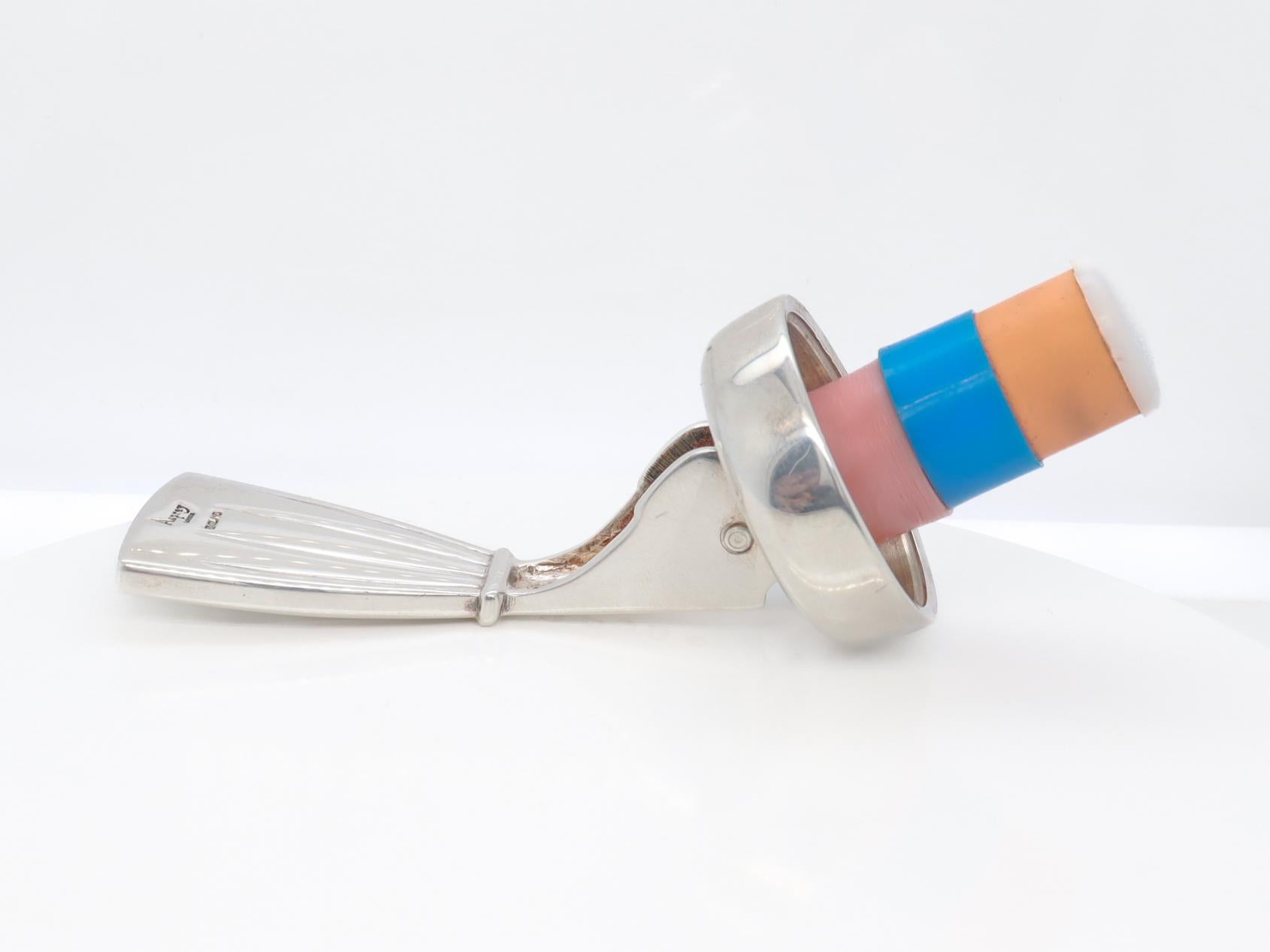 Asprey Sterling Silber Weinstopper oder Korken mit Hebel, 2004 im Angebot 6