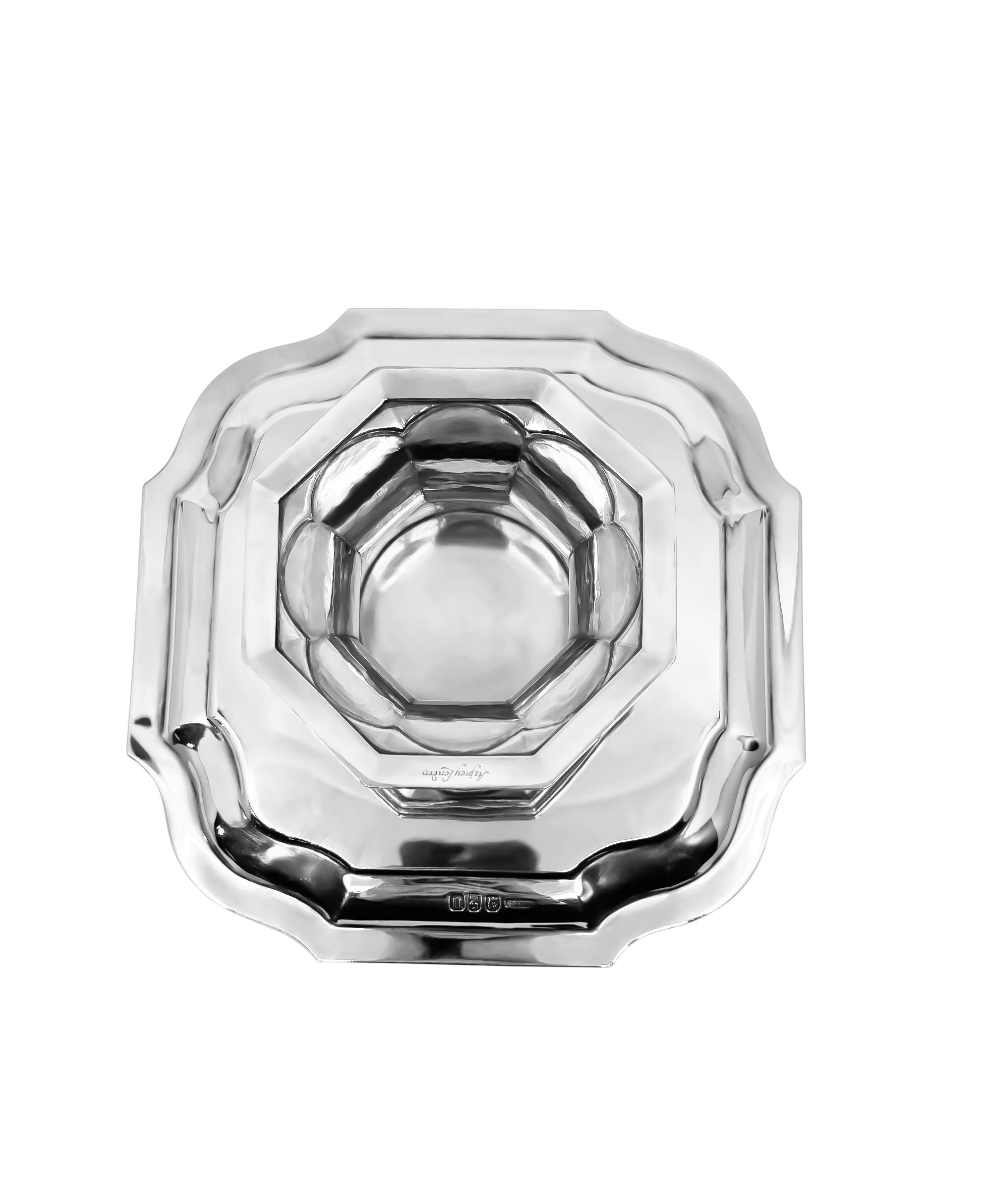 Fait main Asprey Sterling Silver Cake Stand en vente
