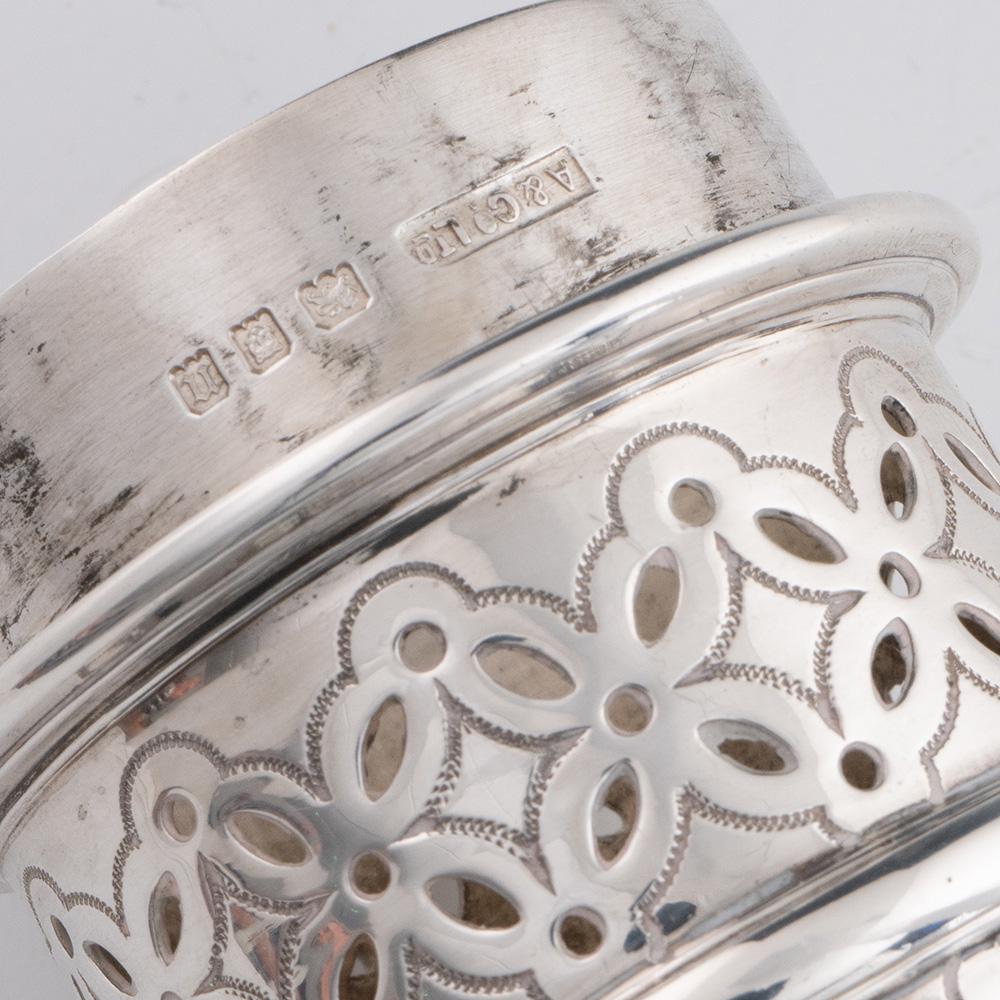Asprey Sterling Silber Zuckersieb London 1928 im Angebot 2