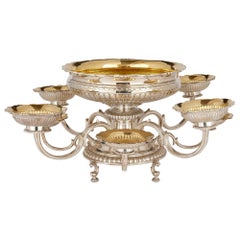 Centre de table Asprey Vermeil et Silver